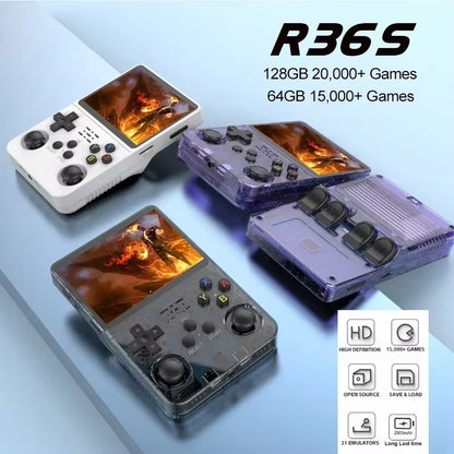 Open-Source Retro Handheld Video Game Console Linux System 3.5-Inch IPS Screen Portable Pocket Video Player 64GB 128GB Gami